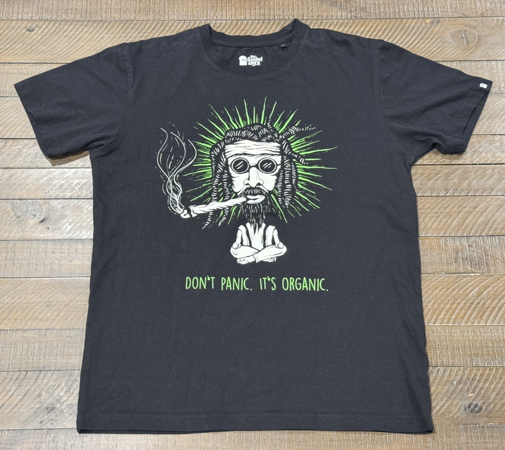 The Souled Store Don't Panic It's Organic Tee - Men's Size M